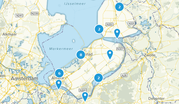 Flevoland, Netherlands Map