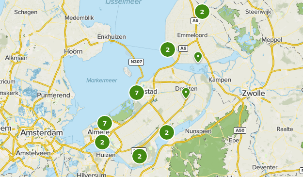 Die besten Städte in Provinz Flevoland, Niederlande | AllTrails