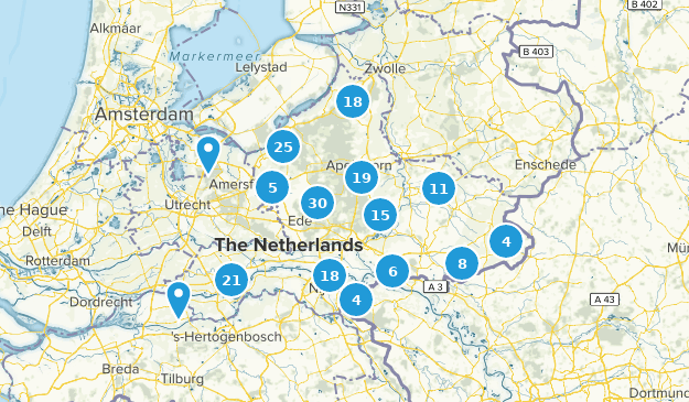Gelderland, Netherlands Map