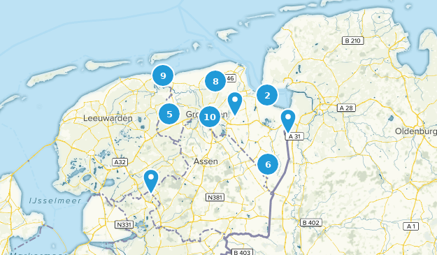 Groningue, Pays-Bas Map