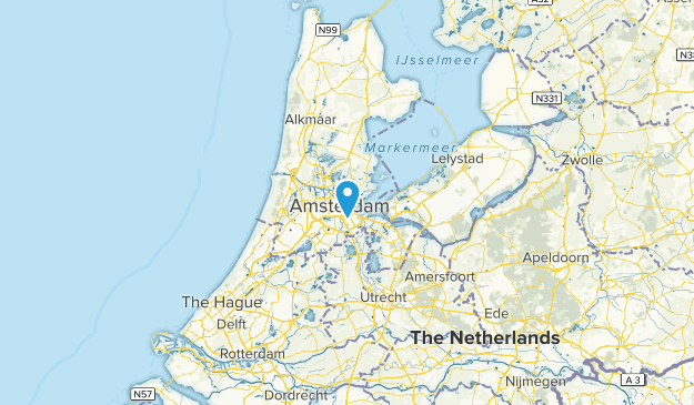 nh, Netherlands Map