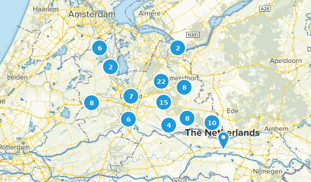 Provincia de Utrecht, Países Bajos Map