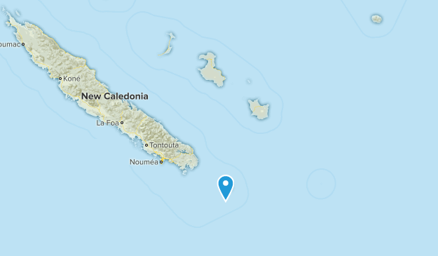 Îles Loyauté, New Caledonia Map