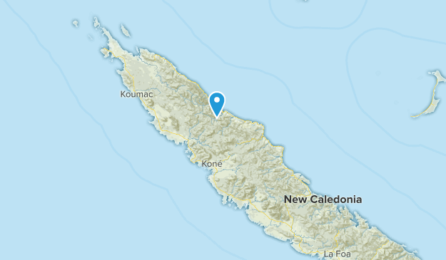 North Province, New Caledonia Map