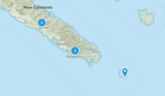 Sud, New Caledonia Map
