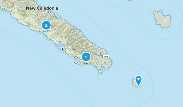 Sud, New Caledonia Map