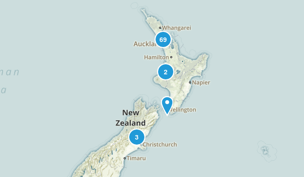 Auckland Region, New Zealand Map