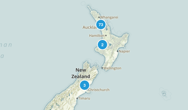 Auckland Region, New Zealand Map