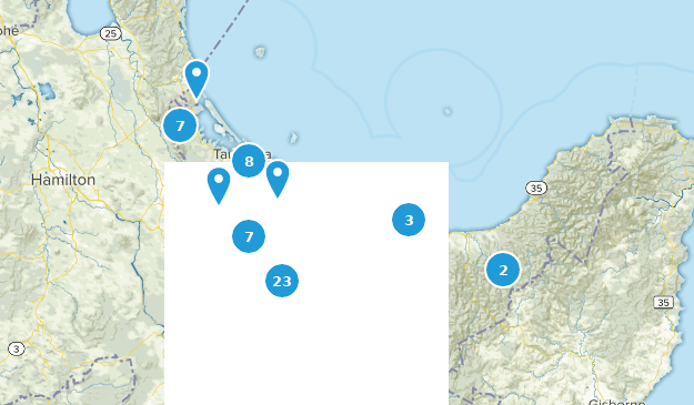Bay of Plenty, New Zealand Map