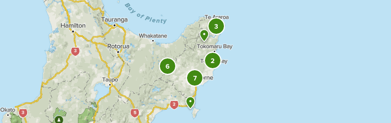 Gisborne New Zealand Map Best Cities In Gisborne, New Zealand | Alltrails