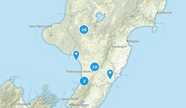 Manawatu-Wanganui, New Zealand Map