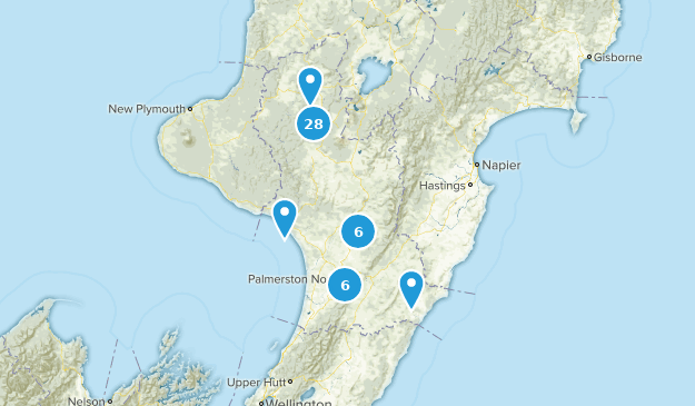 Manawatu-Wanganui, New Zealand Map