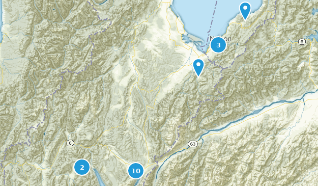 Nelson, New Zealand Map