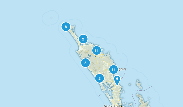 Northland Region, New Zealand Map