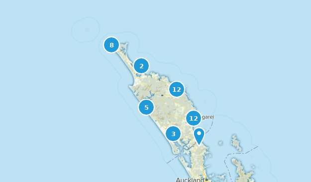Northland Region, New Zealand Map