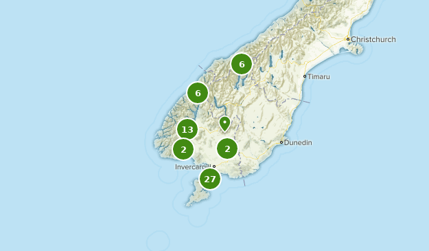 Southland, New Zealand Map