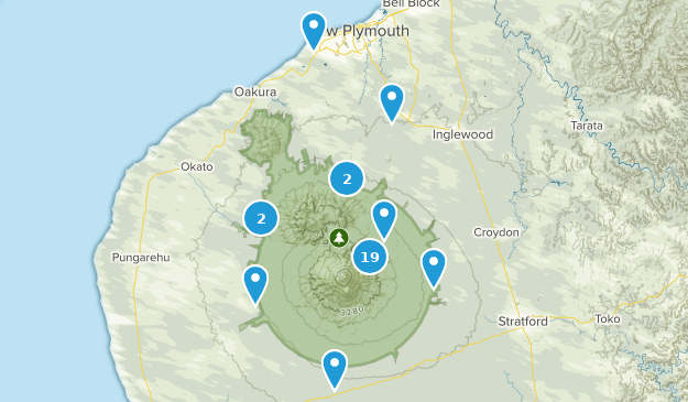 Taranaki, New Zealand Map