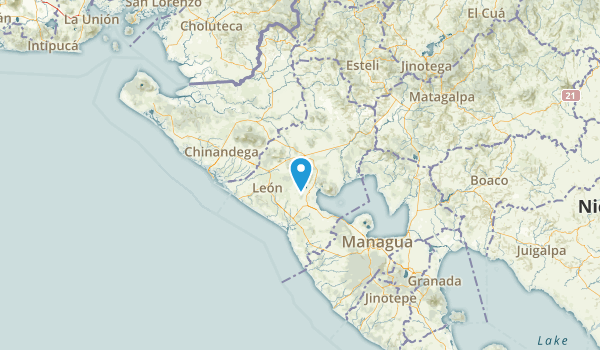 León, Nicaragua Map