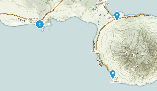 Rivas, Nicaragua Map