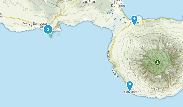 Rivas, Nicaragua Map