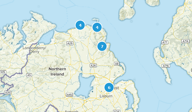 Antrim, Northern Ireland Map