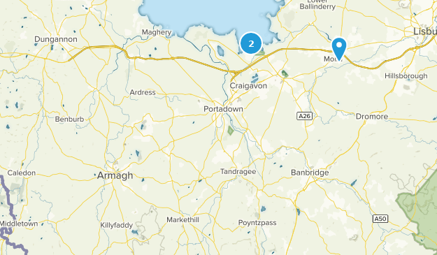 Armagh, Northern Ireland Map