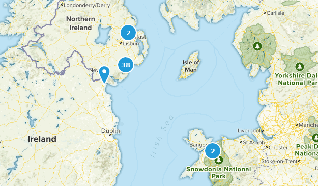County Down, Nordirland zu erkunden Map