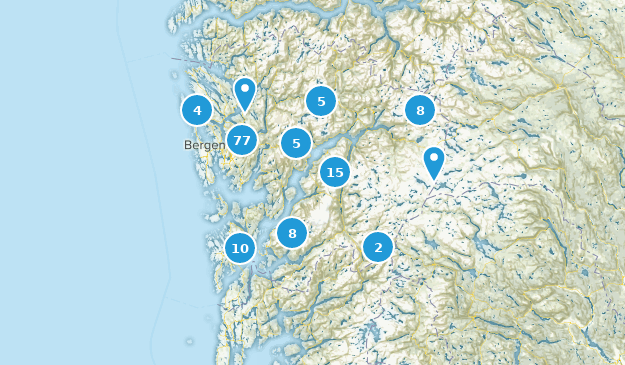 Hordaland, Noruega Map