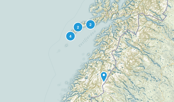 Nordland, Norway Map