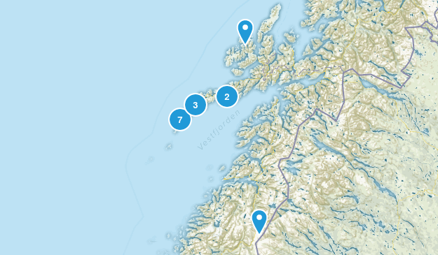 Nordland, Norway Map