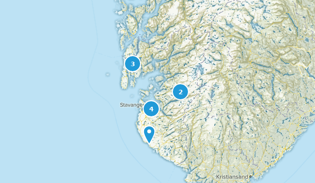 Rogaland, Norway Map