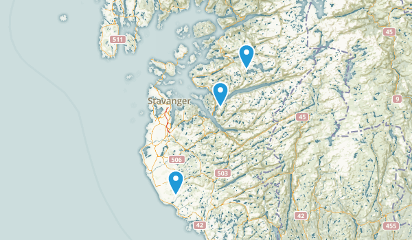 Rogaland, Norway Map