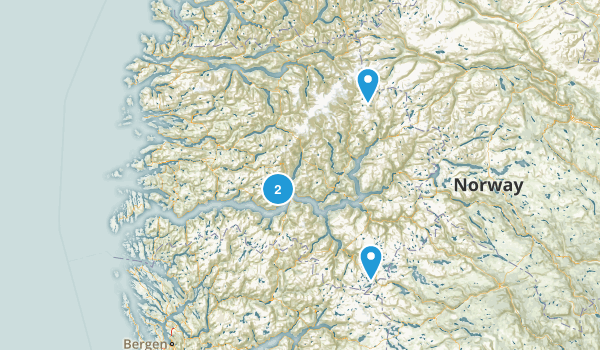 Sogn og Fjordane, Norway Map