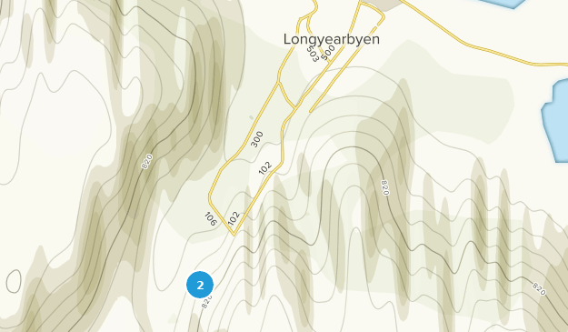Svalbard, Norvège Map