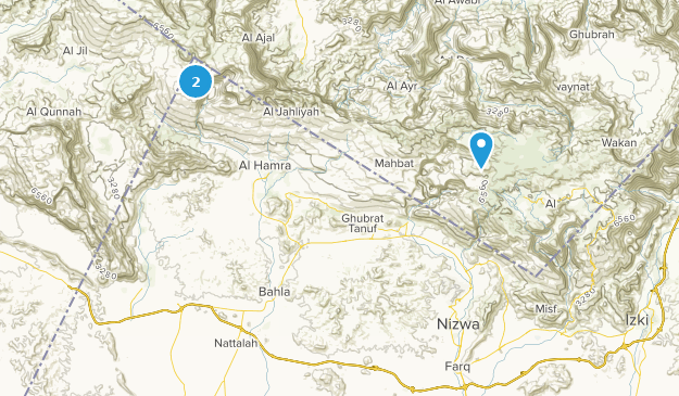 Ad Dakhiliyah, Oman Map