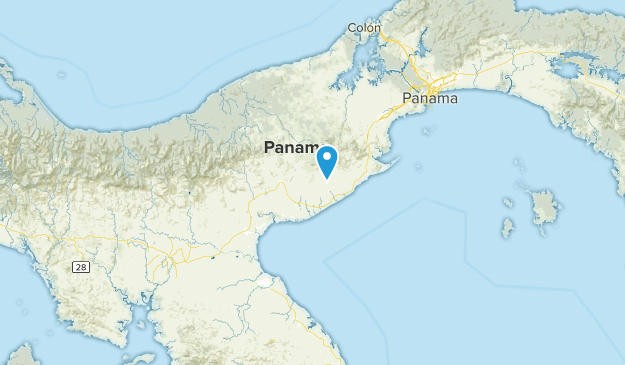 Coclé, Panama Map