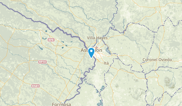 Asunción, Paraguay Map