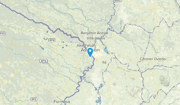Asunción, Paraguay Map
