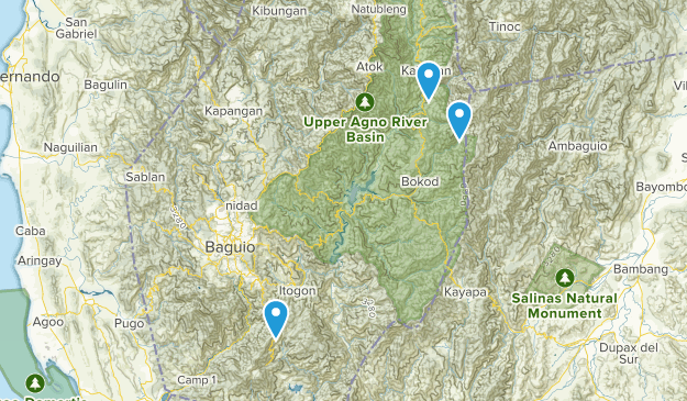 Benguet, Philippinen Map