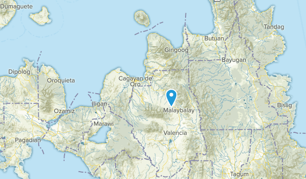 Province de Bukidnon, Philippines Map