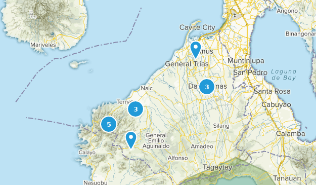 Cavite, Filipinas Map
