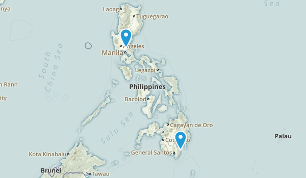 Davao del Norte, Philippines Map