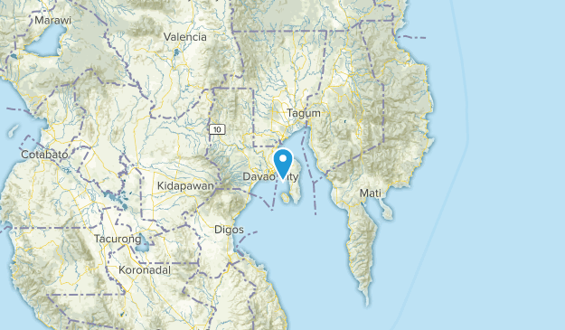 Davao del Norte, Philippines Map
