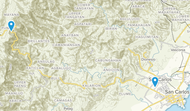 Negros Occidental, Philippinen Map