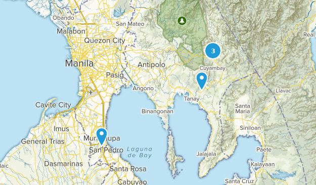 Rizal, Philippines Map