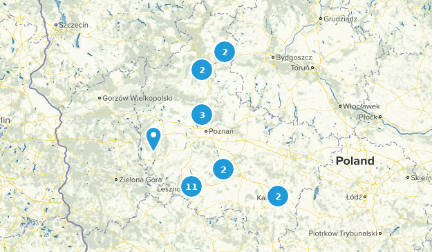 Woiwodschaft Großpolen, Polen Map