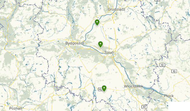 Kuyavian-Pomeranian (Kujawsko-pomorskie), Poland Map