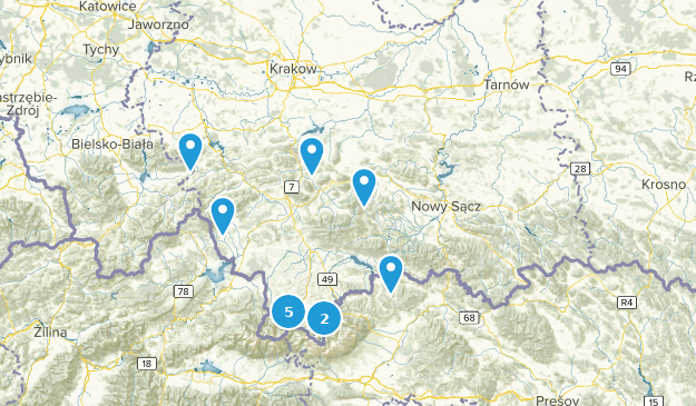 Voïvodie de Petite-Pologne, Pologne Map