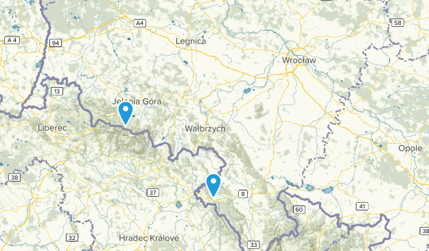Voïvodie de Basse-Silésie, Pologne Map