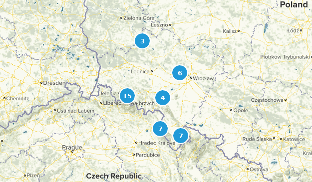 Lower Silesian, Poland Map